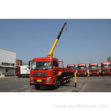 Dongfeng 5ton LHD truck mounted crane